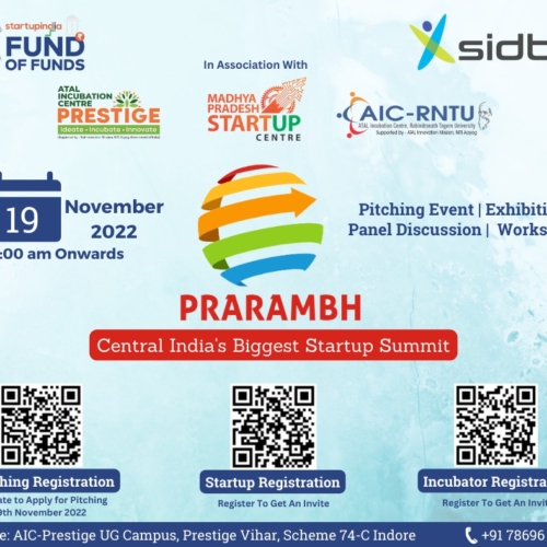 PRARAMBH- Central India’s biggest Startup Summit